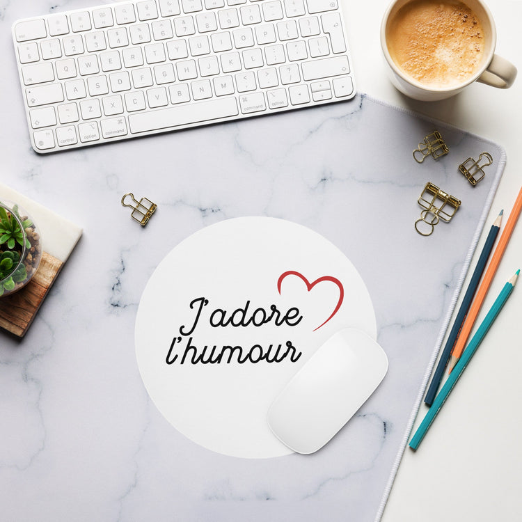Le Tapis de Souris « J'adore la Précision »
