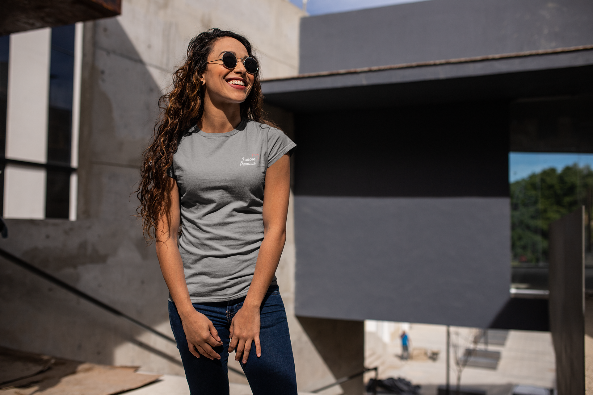 T-shirt fille au soleil en tshirt