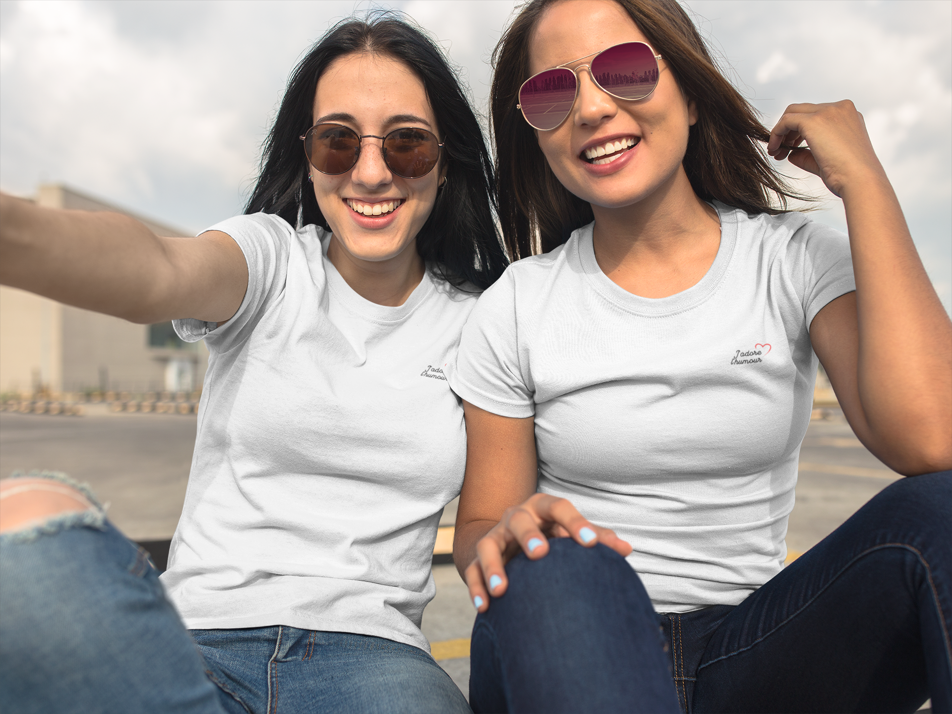 T-shirt femme jadore lhumour